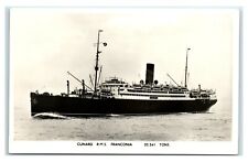 Postcard Cunard RMS Franconia RPPC U1 picture