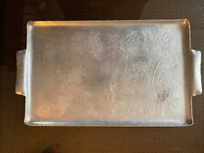 Vintage Early Wendell August Forge #200 Floral Tray W/ Handles picture