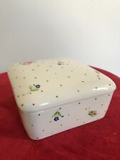 Vintage PorcelianTrinket box made in Italy picture