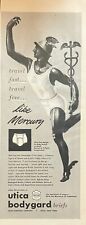 Rare 1940s Vintage Original Utica Underwear Briefs Advertisement w/ Mercury picture