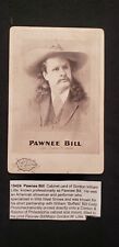 Pawnee Bill, Wild West Shows ,Vintage  Cabinet Card, Circ: 1880-90's , Scarce  picture