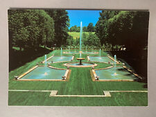 Vintage 1990s Italian Water Garden Longwood Gardens Postcard Unposted 90s Vtg picture