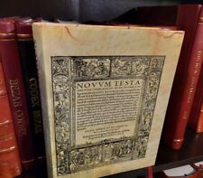 1519 Erasmus Greek Latin New Testament Watchtower Research hardbound Bible picture