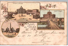 16310 -- Greetings from Rome year 1897 picture
