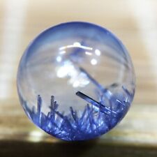 7.2mm Rare NATURAL Clear Beautiful Blue Dumortierite Crystal Sphere Ball picture