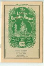 Vintage 1988 LADIES BIRTHDAY ALMANAC Black Draught & Cardui Medicines Complete picture