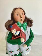 2001 BYERS CHOICE CAROLER CHILD TOY GIRL JACK IN BOX picture