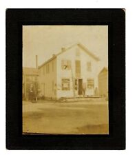 c1890's Cabinet Card Photo of Jay Simson Groceries & Dry Goods picture