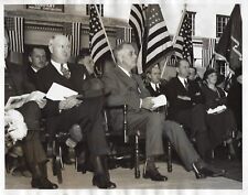25 October 1934 press photo of Franklin Roosevelt in Washington D.C. picture