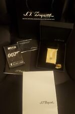 S.T. DUPONT Gas Lighter 007 James Bond Bullet Hole Limited Edition GOLD NEW picture