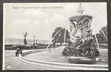 VINTAGE EARLY 1900's DIVIDED BACK EUROPEAN POSTCARD (FOUNTAIN) UNPOSTED picture
