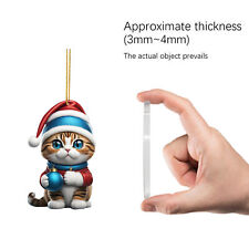 Christmas Creative Cat Decoration Pendant Gift- Odorless not easily deformed picture