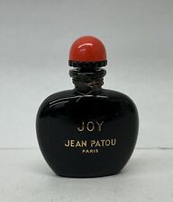 Jean Patou Joy  7 ml .25 oz Vintage Black Bottle 1/4 Full picture