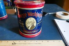 Vintage Empty Tobacco Tin Can George Washington Cut Plug Lot 24-14-A-CH picture