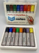 Vintage Sanford Deluxe Markers 8 Colors  #1000-8 All Working Original Box Smelly picture