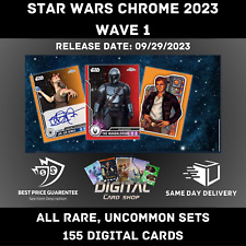 Topps Star Wars Card Trader CHROME 2023 All Rare Uncommon Sets 155 picture