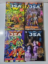 Lot Of (4) DC Comics JSA TPB Comic Books Volumes #7 8 Black Reign 9 Lost 12 picture