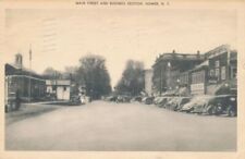 Homer Cortland County NY Main St Business Section - Post Office to left pm 1949 picture