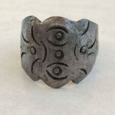 Ring Rare Ancient Bronze Artifact Antique Roman Viking Silver Very Authentic picture