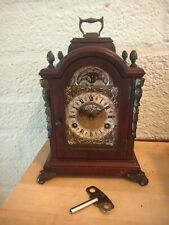 Dutch  Vintage Antique Mantel Shelf 8 day Clock Moon Phase picture