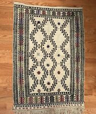 Turkish Wall Hanging /Rug  Large Kilim -Vintage 50s-Hand Woven-wool.Vegetal Dyes picture