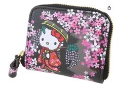Sanrio Hello Kitty Japanese Pattern Series  Wallet with Pass 85mm x 100mm picture
