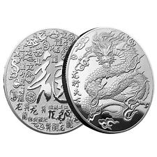 2024 Lunar Year Of The Dragon Coin Chinese Zodiac Coin Embossed Dragon Coin picture