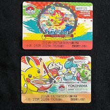 Pokemon World Championships 2023 limited train card Train ticket Pikachu Set picture
