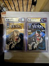 Venom: Lethal Protector #1 BLACK ERROR SS CGC 9.0 & Gold SS X2 9.8 picture