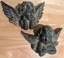Pair Of Winged Cherub Busts picture