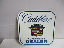 Vintage Cadillac Authorized Service Vinyl Decal Sticker 1970s-80s Rare 8'' x 8'' picture