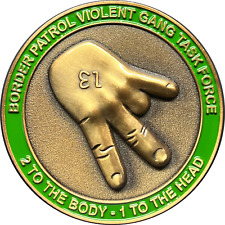 DL13-007 Border Patrol Agent CBP Task Force Challenge Coin picture