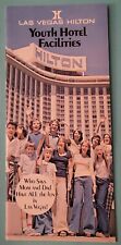 1970s LAS VEGAS HILTON Youth Facilities Pamphlet.  So Rare picture