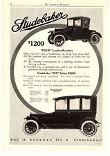 1914 Studebaker Four Touring Car $1200 Six Sedan $2250 Detroit Michigan Print Ad picture