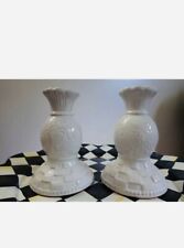 MACKENZIE-CHILDS SWEETBRIAR SET OF 2 CANDLE HOLDERS picture