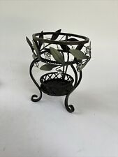 PartyLite Garden Melts Warmer  Tealight Candle Holder Missing Top Glass Insert. picture