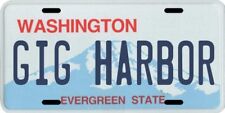 Gig Harbor Washington State Aluminum WA License Plate  picture