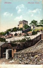 Moorish Castle Gibraltar Mailed from Grand Hotel Divided Postcard c1909 picture