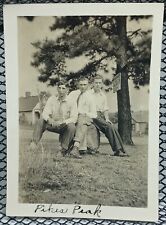 c.1930's Pike Peak Colorado Young Teen Men Neighborhood Vtg Antique Photo picture