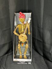 Animated Skeleton Sitting Tombstone Plays Dueling Banjos-Twists Body And Strums picture