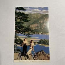 Scenic Beauty Washington State Columbia River Greetings From WA Postcard UNP VTG picture