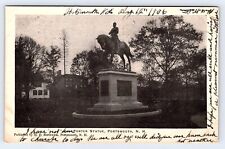 Vintage Postcard New Hampshire -  Porter Statue - Portsmouth, N.H. - c1906 picture