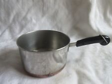 VINTAGE REVERE WARE USA SMALL 1 CUP BUTTER, SAUCE PAN, POT COPPER BOTTOM picture