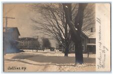 1908 North Main Street Collins New York NY RPPC Photo Posted Antique Postcard picture