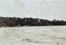 Battle Point Resort, Osakis, MN Antique Real Photo Postcard RPPC picture