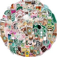 50 pcs STARBUCK'S COFFEE STICKERS, GREAT SET, Laptop-Water Bottle-Phone, Car picture
