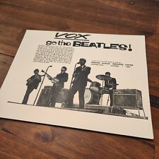 Vintage Vox Music Company Products The Beatles advertising 1964 1965 page ad  picture