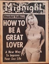 Midnight Tabloid Gossip Hollywood Newspaper Canada May 13 1968 Starlet picture