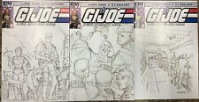 G.I. Joe 197 RI, 198 RI, 201 RI-A IDW 2014 1st Print Sketch Covers 2013/14 picture