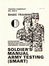 148 Page June 1985 BASIC TRAINING SOLDIER'S MANUAL ARMY TESTING SMART on Data CD picture